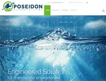 Tablet Screenshot of poseidonos.com